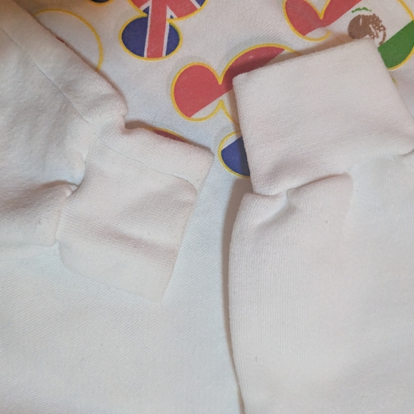 Vintage Epcot Center Walt Disney World Sweatshirt, White Unisex Large Retro 80's - Picture 6 of 9